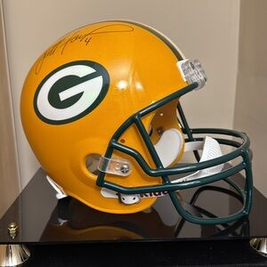 Brett Favre Green Bay Packers Signed Football Helmet